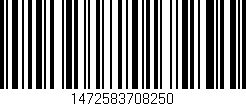 Código de barras (EAN, GTIN, SKU, ISBN): '1472583708250'