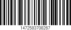 Código de barras (EAN, GTIN, SKU, ISBN): '1472583708267'