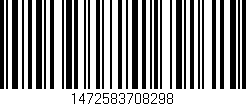 Código de barras (EAN, GTIN, SKU, ISBN): '1472583708298'