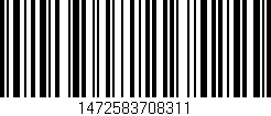 Código de barras (EAN, GTIN, SKU, ISBN): '1472583708311'