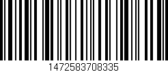 Código de barras (EAN, GTIN, SKU, ISBN): '1472583708335'