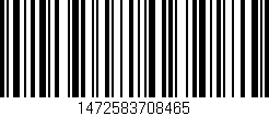 Código de barras (EAN, GTIN, SKU, ISBN): '1472583708465'