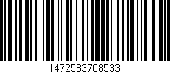 Código de barras (EAN, GTIN, SKU, ISBN): '1472583708533'