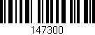 Código de barras (EAN, GTIN, SKU, ISBN): '147300'