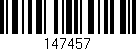 Código de barras (EAN, GTIN, SKU, ISBN): '147457'