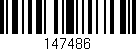 Código de barras (EAN, GTIN, SKU, ISBN): '147486'