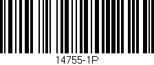Código de barras (EAN, GTIN, SKU, ISBN): '14755-1P'