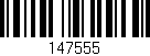 Código de barras (EAN, GTIN, SKU, ISBN): '147555'