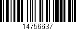 Código de barras (EAN, GTIN, SKU, ISBN): '14756637'