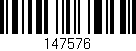 Código de barras (EAN, GTIN, SKU, ISBN): '147576'