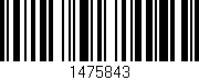 Código de barras (EAN, GTIN, SKU, ISBN): '1475843'