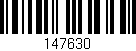 Código de barras (EAN, GTIN, SKU, ISBN): '147630'