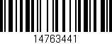 Código de barras (EAN, GTIN, SKU, ISBN): '14763441'