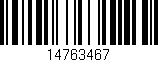 Código de barras (EAN, GTIN, SKU, ISBN): '14763467'