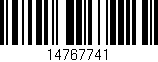 Código de barras (EAN, GTIN, SKU, ISBN): '14767741'