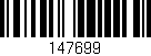 Código de barras (EAN, GTIN, SKU, ISBN): '147699'