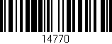 Código de barras (EAN, GTIN, SKU, ISBN): '14770'