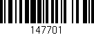 Código de barras (EAN, GTIN, SKU, ISBN): '147701'