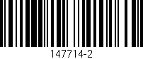 Código de barras (EAN, GTIN, SKU, ISBN): '147714-2'