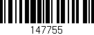 Código de barras (EAN, GTIN, SKU, ISBN): '147755'