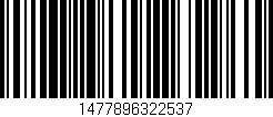 Código de barras (EAN, GTIN, SKU, ISBN): '1477896322537'