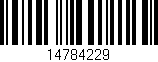 Código de barras (EAN, GTIN, SKU, ISBN): '14784229'