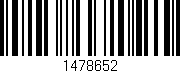 Código de barras (EAN, GTIN, SKU, ISBN): '1478652'