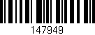Código de barras (EAN, GTIN, SKU, ISBN): '147949'