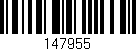 Código de barras (EAN, GTIN, SKU, ISBN): '147955'