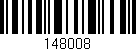 Código de barras (EAN, GTIN, SKU, ISBN): '148008'