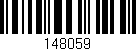 Código de barras (EAN, GTIN, SKU, ISBN): '148059'