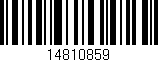 Código de barras (EAN, GTIN, SKU, ISBN): '14810859'