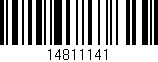 Código de barras (EAN, GTIN, SKU, ISBN): '14811141'