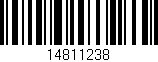Código de barras (EAN, GTIN, SKU, ISBN): '14811238'