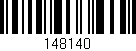 Código de barras (EAN, GTIN, SKU, ISBN): '148140'