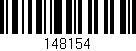Código de barras (EAN, GTIN, SKU, ISBN): '148154'