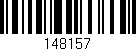 Código de barras (EAN, GTIN, SKU, ISBN): '148157'