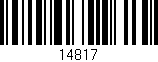 Código de barras (EAN, GTIN, SKU, ISBN): '14817'
