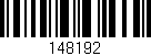 Código de barras (EAN, GTIN, SKU, ISBN): '148192'