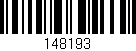 Código de barras (EAN, GTIN, SKU, ISBN): '148193'