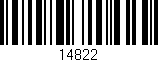 Código de barras (EAN, GTIN, SKU, ISBN): '14822'
