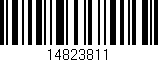 Código de barras (EAN, GTIN, SKU, ISBN): '14823811'
