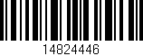Código de barras (EAN, GTIN, SKU, ISBN): '14824446'