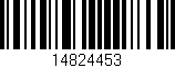 Código de barras (EAN, GTIN, SKU, ISBN): '14824453'
