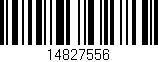 Código de barras (EAN, GTIN, SKU, ISBN): '14827556'