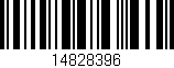 Código de barras (EAN, GTIN, SKU, ISBN): '14828396'