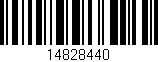 Código de barras (EAN, GTIN, SKU, ISBN): '14828440'