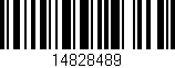 Código de barras (EAN, GTIN, SKU, ISBN): '14828489'