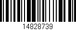 Código de barras (EAN, GTIN, SKU, ISBN): '14828739'