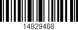Código de barras (EAN, GTIN, SKU, ISBN): '14829468'